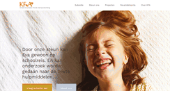 Desktop Screenshot of kinderfondsadriaan.nl