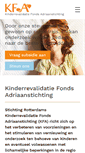 Mobile Screenshot of kinderfondsadriaan.nl