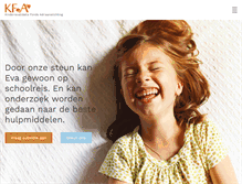 Tablet Screenshot of kinderfondsadriaan.nl